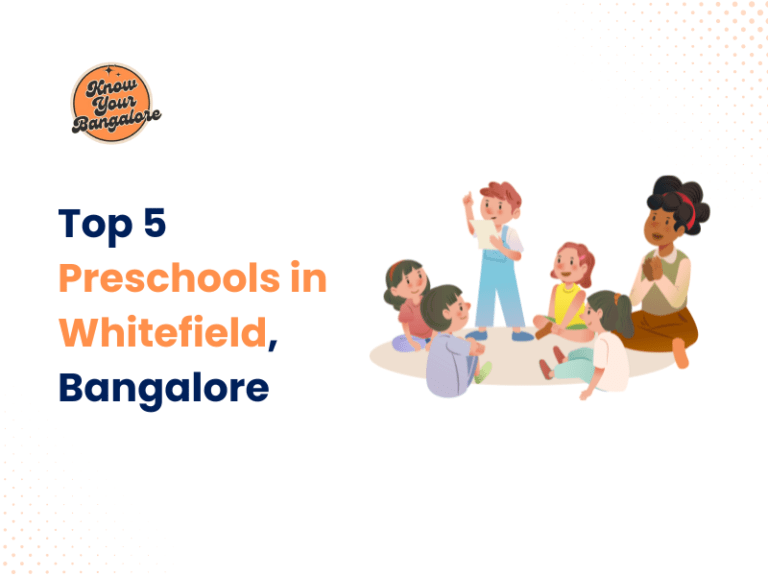 Top 5 Preschools in Whitefield, Bangalore